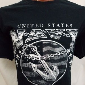 United States Navy Flag Anchor Blue Black XXL
